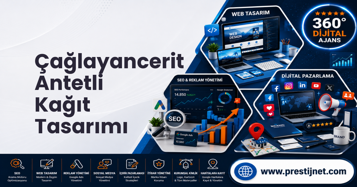 Çağlayancerit Antetli Kağıt Tasarımı