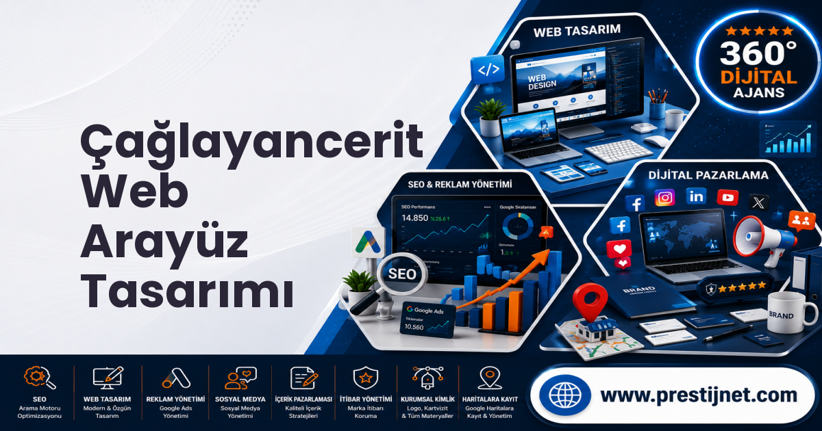 Çağlayancerit Web Arayüz Tasarımı