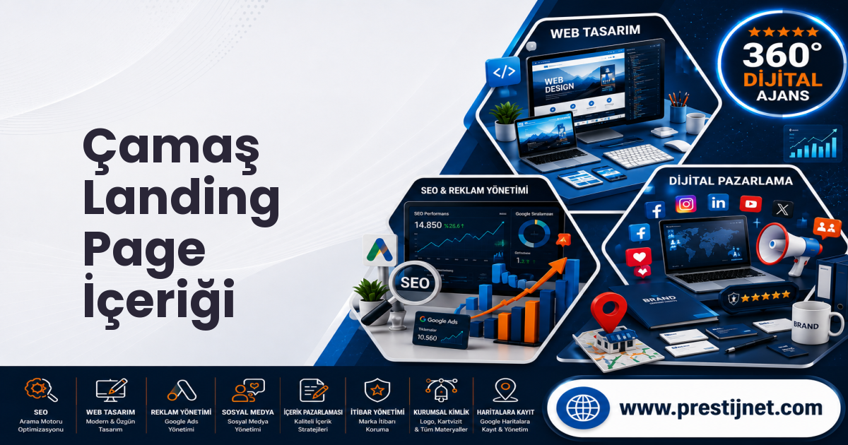 Çamaş Landing Page İçeriği
