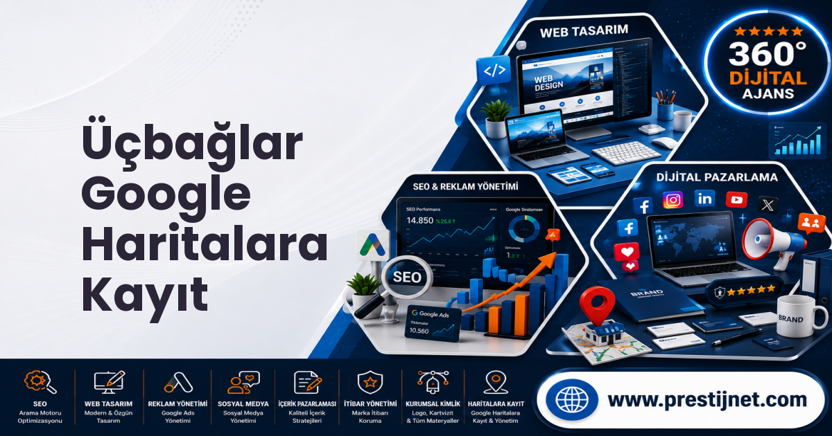 Üçbağlar Google Haritalara Kayıt