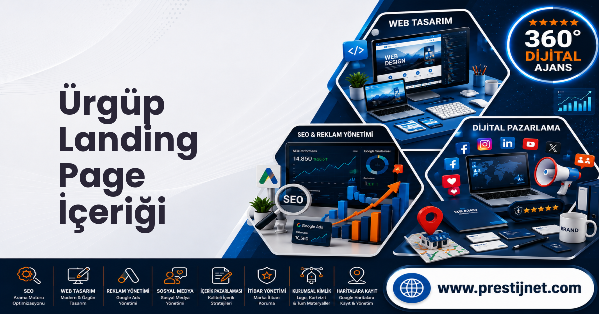 Ürgüp Landing Page İçeriği