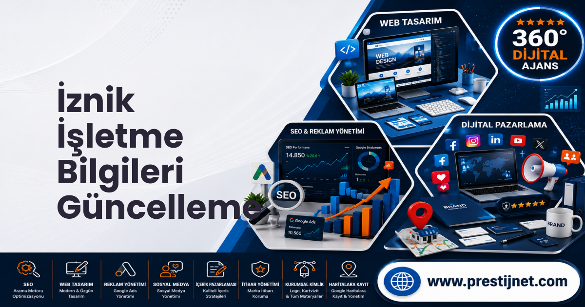 İznik İşletme Bilgileri Güncelleme