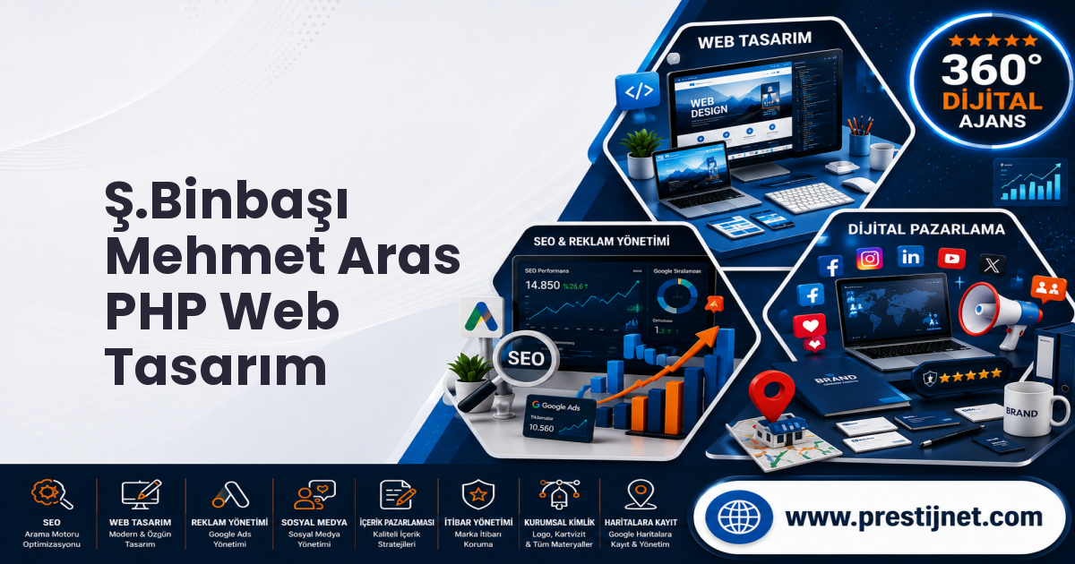 Ş.Binbaşı Mehmet Aras PHP Web Tasarım