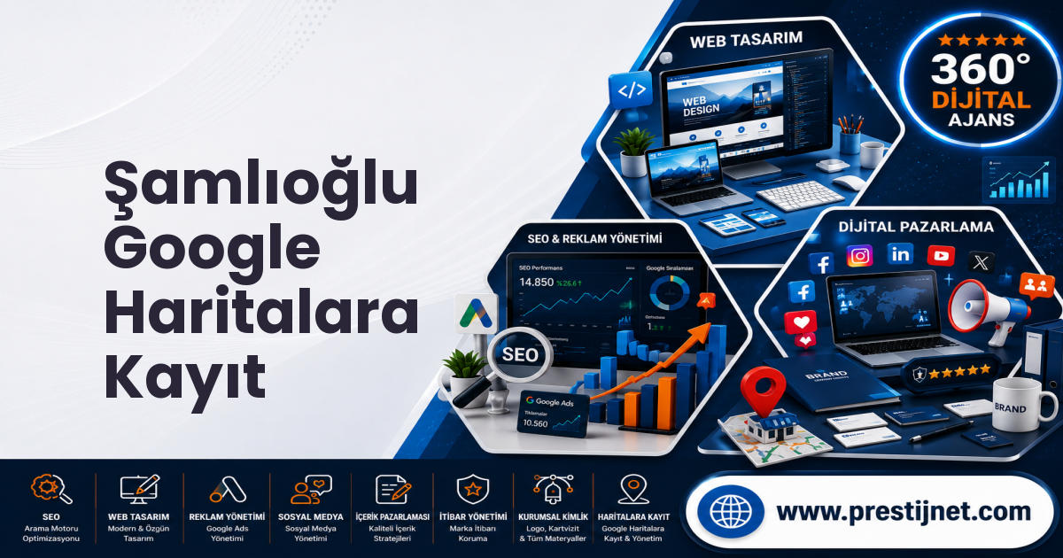 Şamlıoğlu Google Haritalara Kayıt