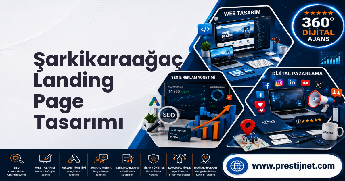 Şarkikaraağaç Landing Page Tasarımı
