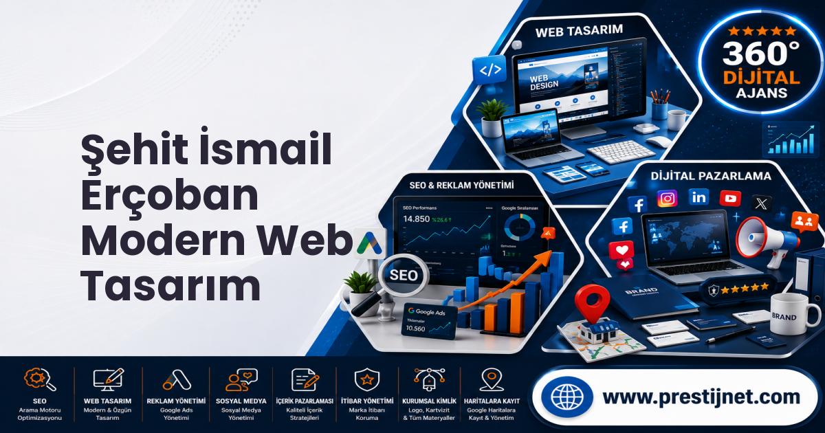 Şehit İsmail Erçoban Modern Web Tasarım