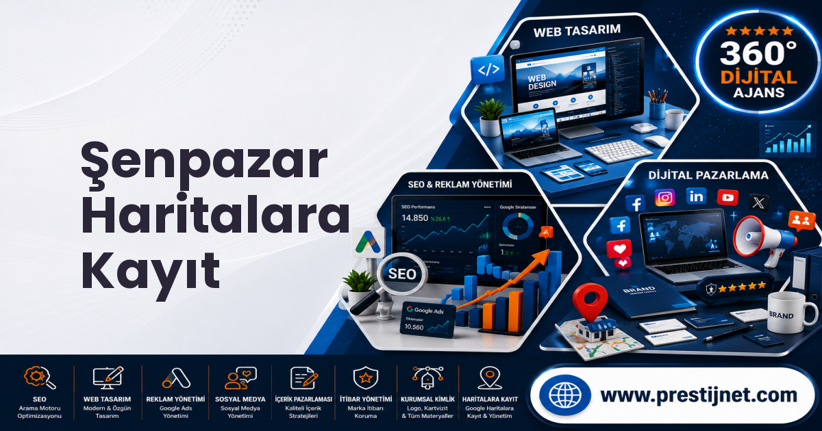 Şenpazar Haritalara Kayıt