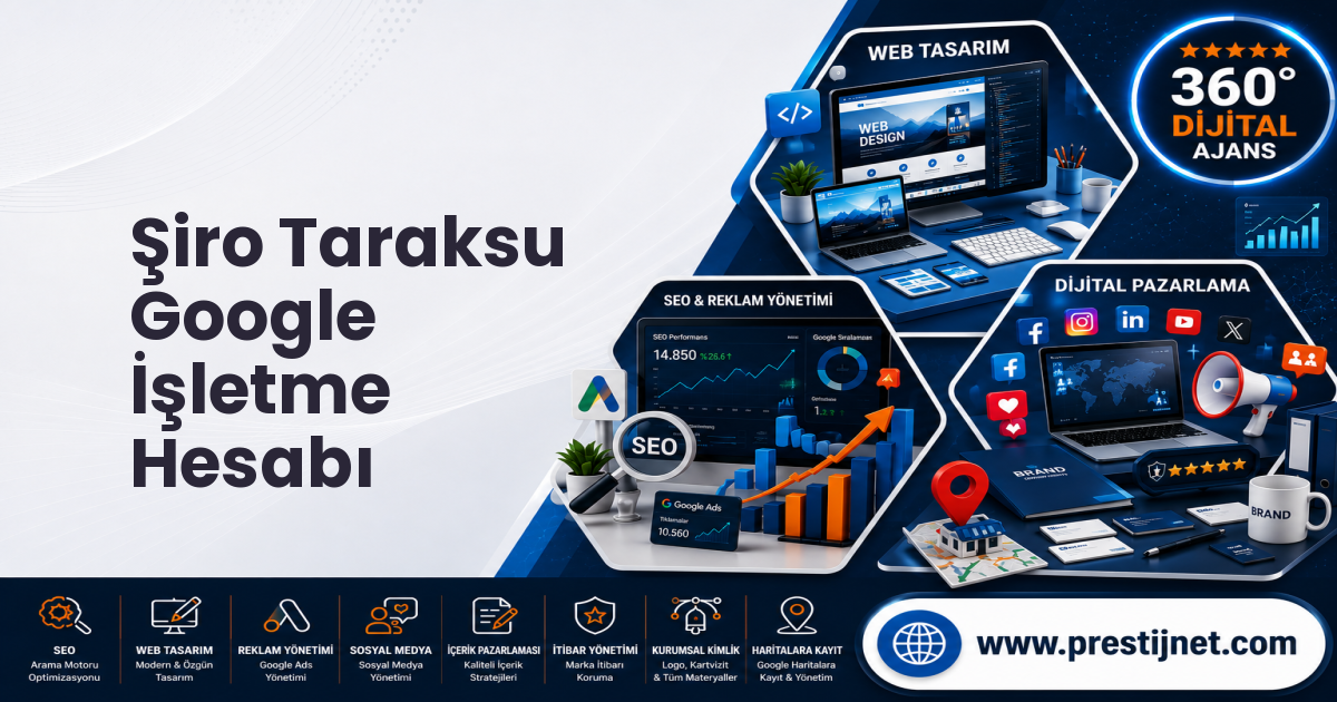 Şiro Taraksu Google İşletme Hesabı