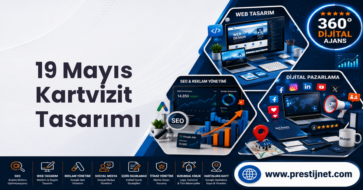 19 Mayıs Kartvizit Tasarımı