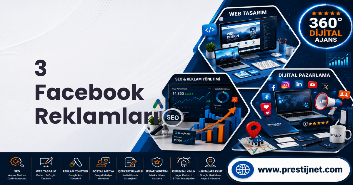 3 Facebook Reklamları