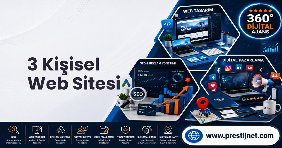 3 Kişisel Web Sitesi
