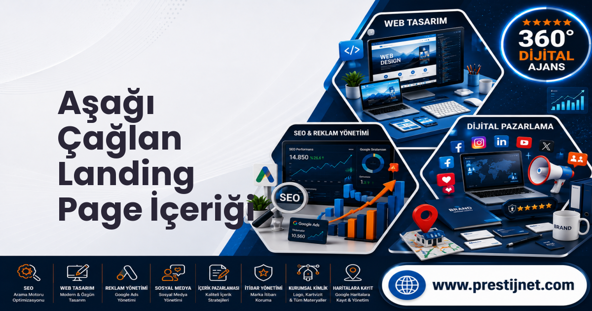 Aşağı Çağlan Landing Page İçeriği