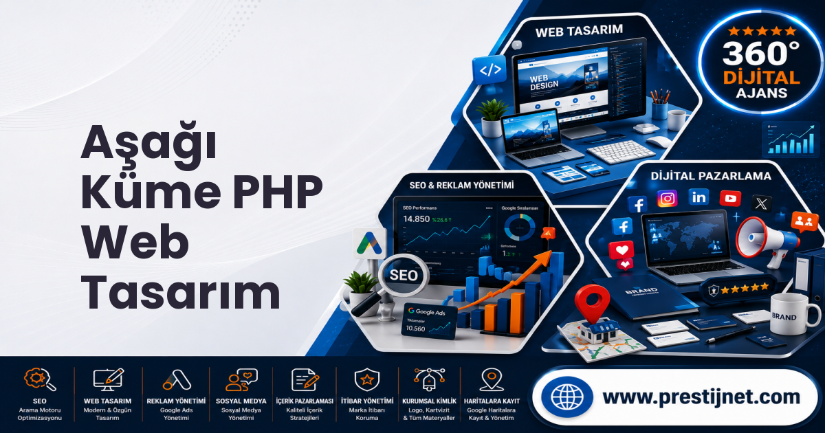 Aşağı Küme PHP Web Tasarım