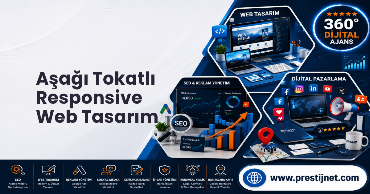 Aşağı Tokatlı Responsive Web Tasarım