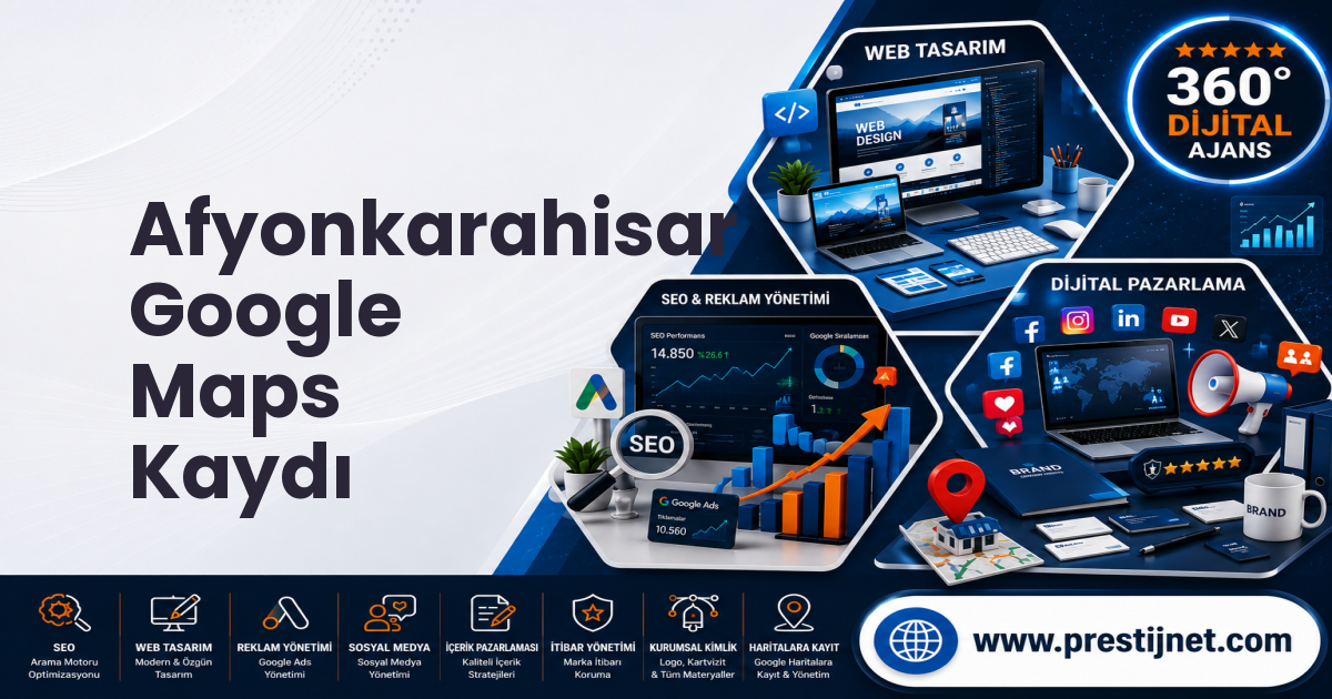 Afyonkarahisar Google Maps Kaydı