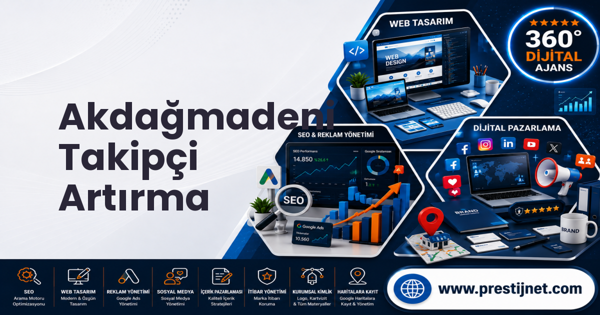 Akdağmadeni Takipçi Artırma