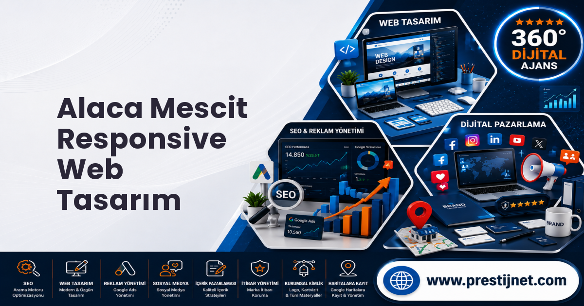 Alaca Mescit Responsive Web Tasarım