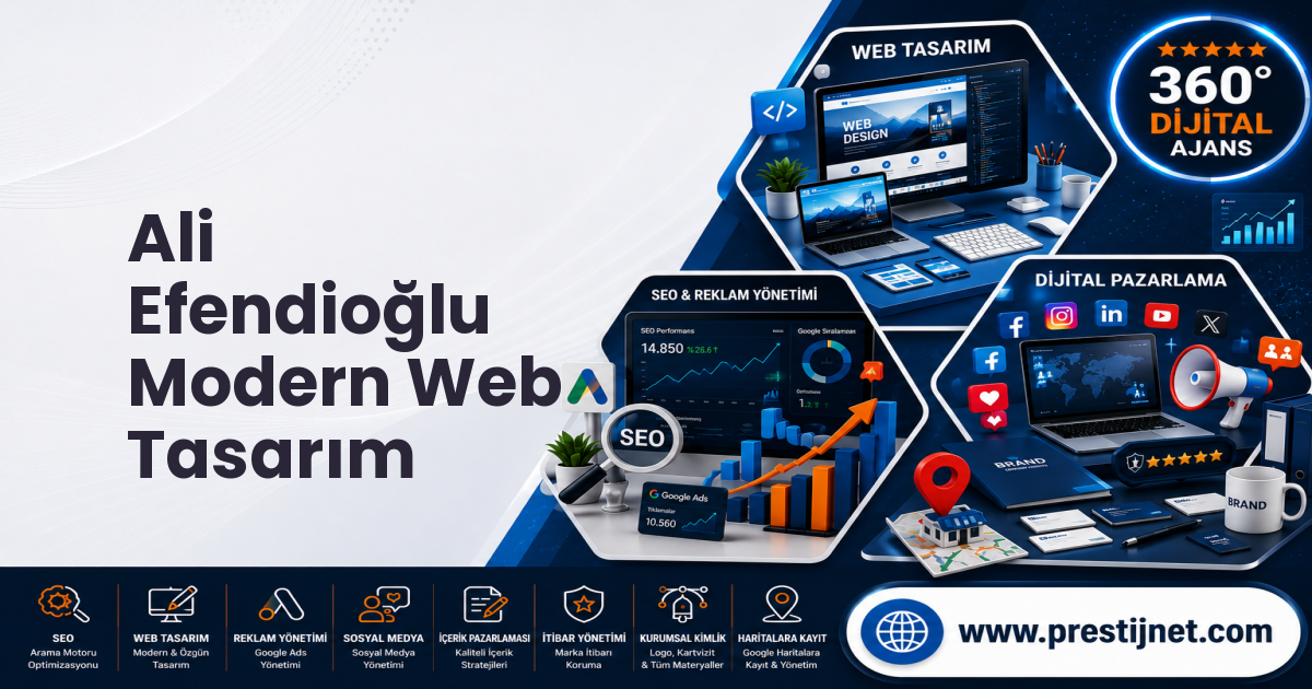 Ali Efendioğlu Modern Web Tasarım