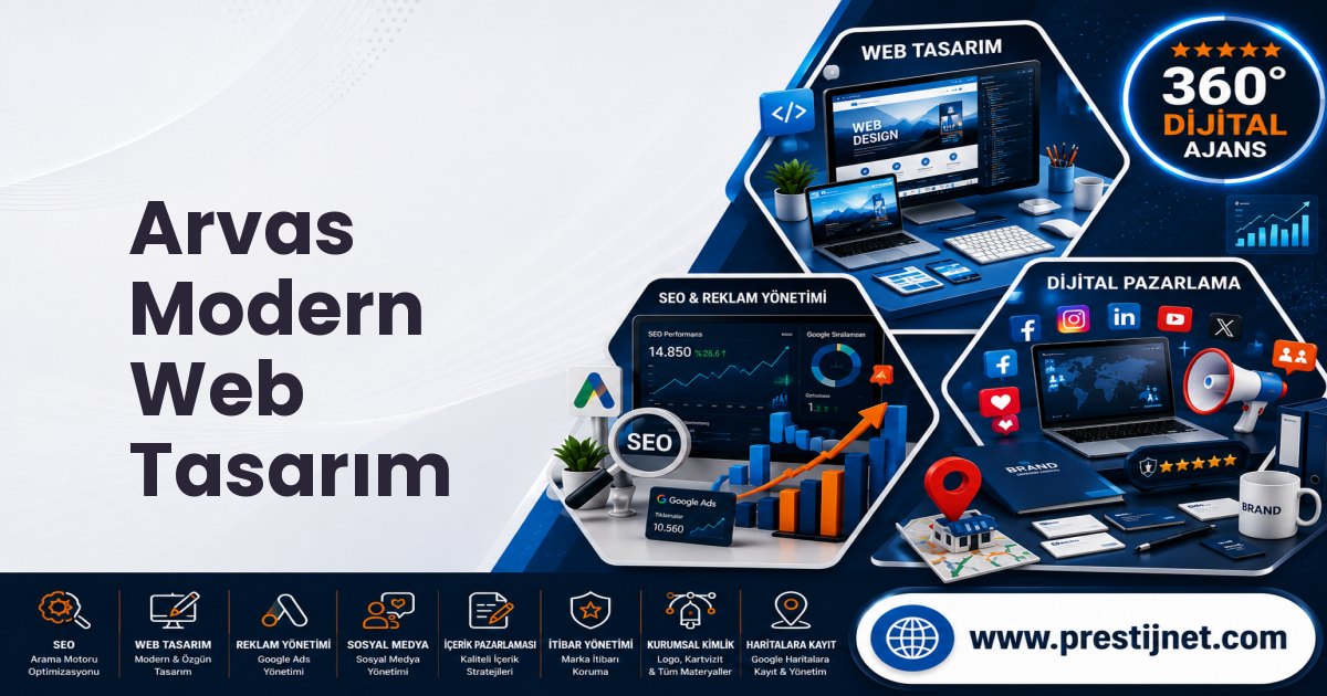 Arvas Modern Web Tasarım