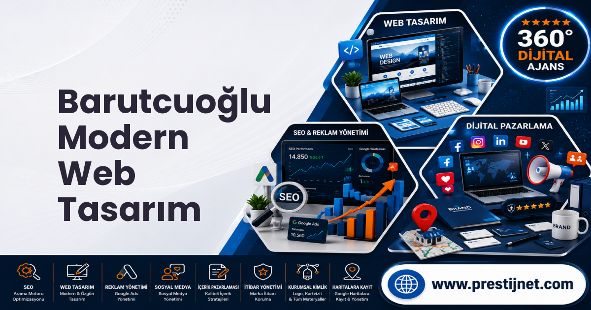 Barutcuoğlu Modern Web Tasarım
