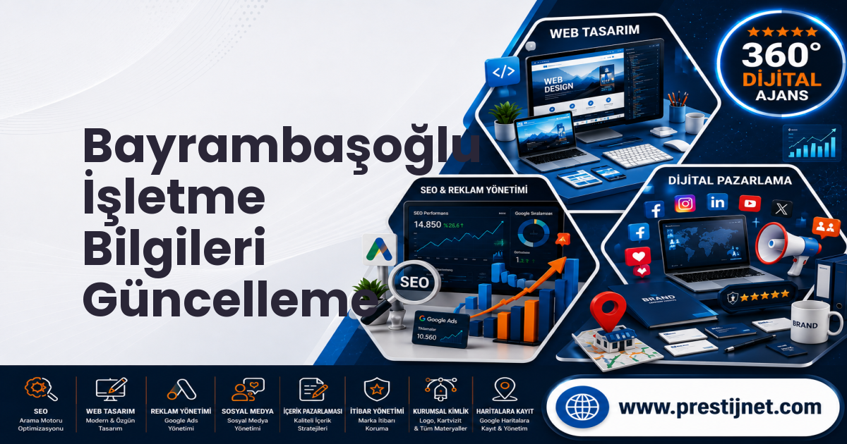 Bayrambaşoğlu İşletme Bilgileri Güncelleme