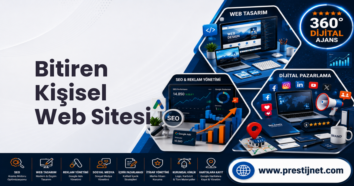Bitiren Kişisel Web Sitesi