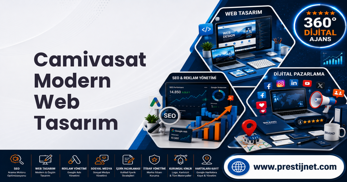Camivasat Modern Web Tasarım
