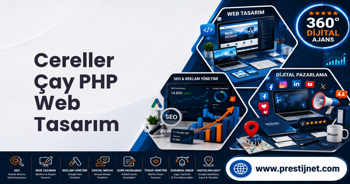 Cereller Çay PHP Web Tasarım