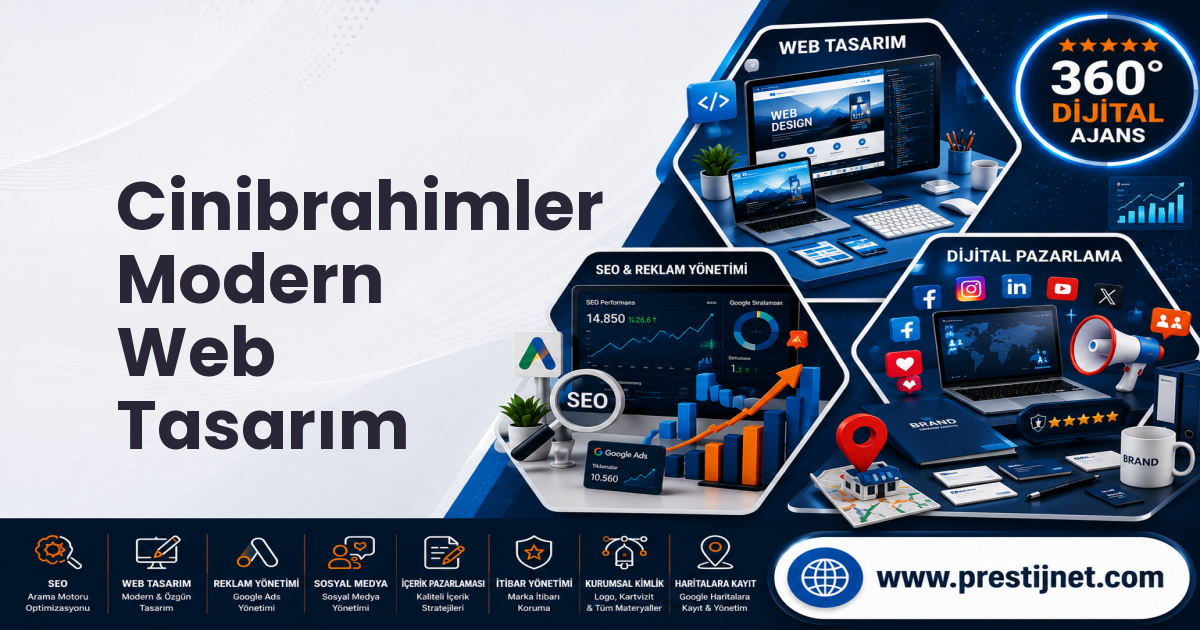 Cinibrahimler Modern Web Tasarım
