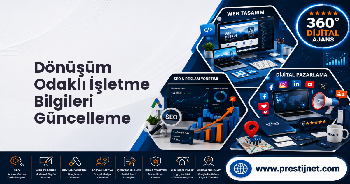 Dönüşüm Odaklı İşletme Bilgileri Güncelleme