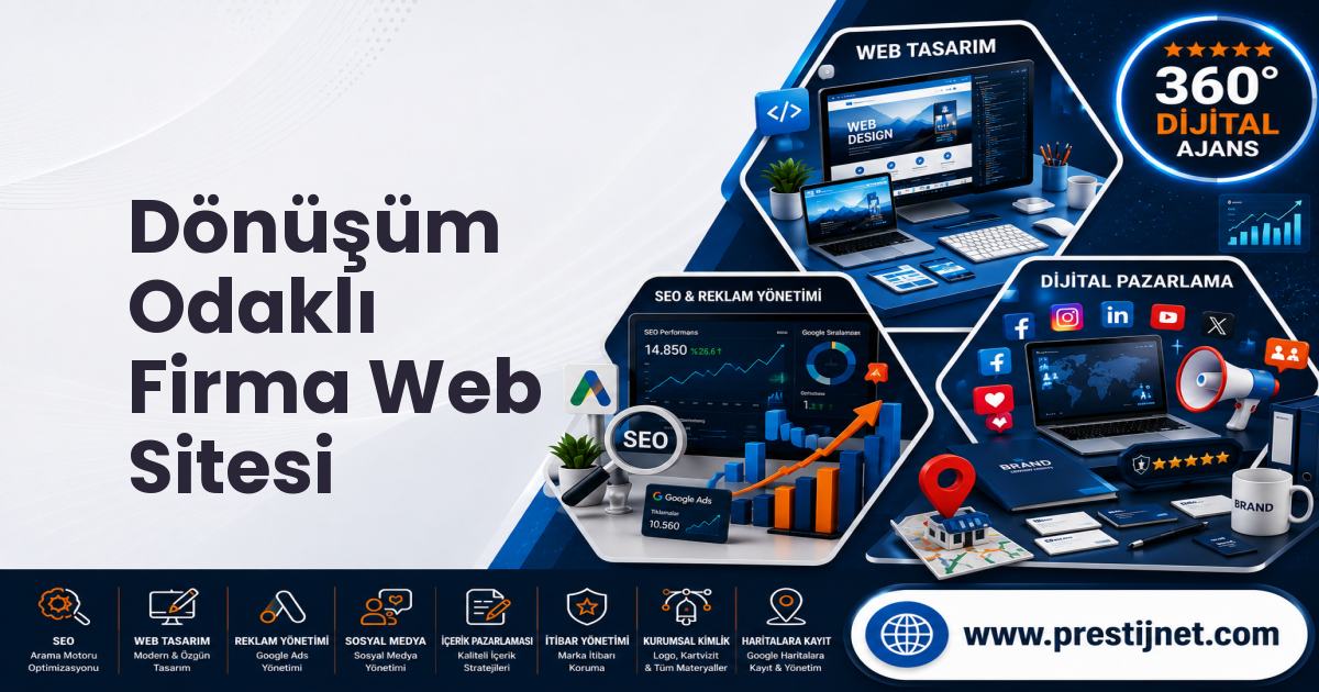 Dönüşüm Odaklı Firma Web Sitesi