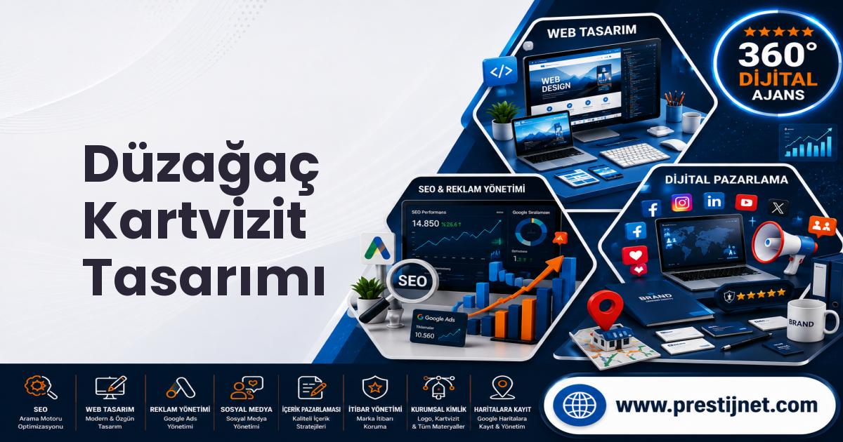 Düzağaç Kartvizit Tasarımı
