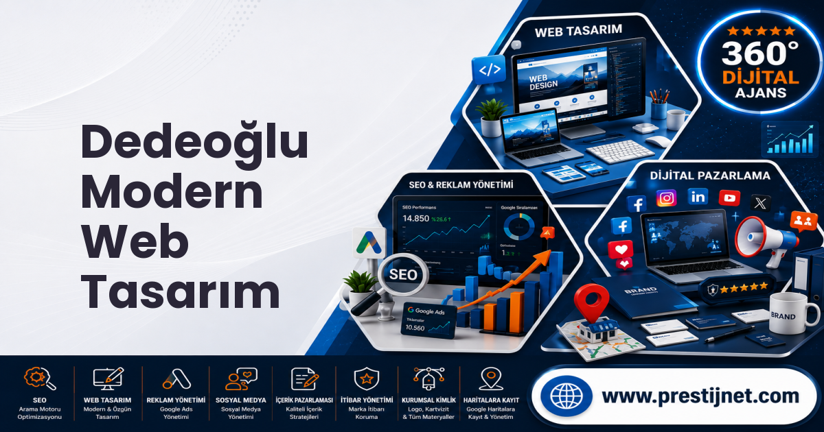 Dedeoğlu Modern Web Tasarım