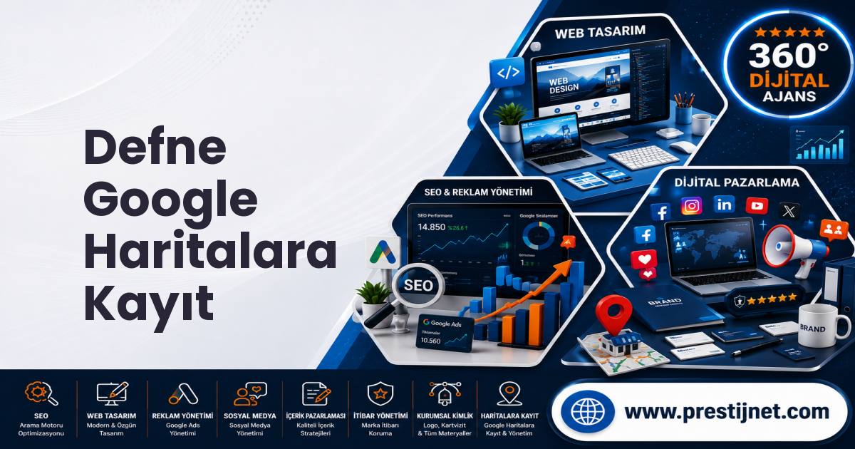 Defne Google Haritalara Kayıt