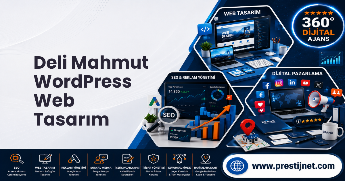 Deli Mahmut WordPress Web Tasarım