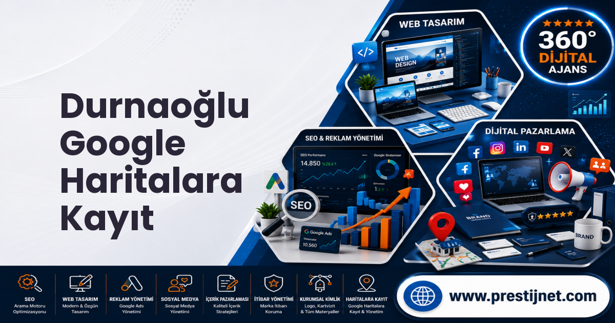 Durnaoğlu Google Haritalara Kayıt