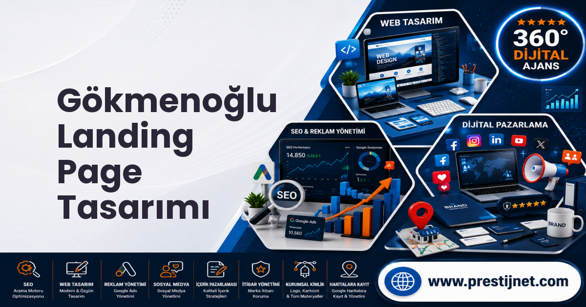 Gökmenoğlu Landing Page Tasarımı