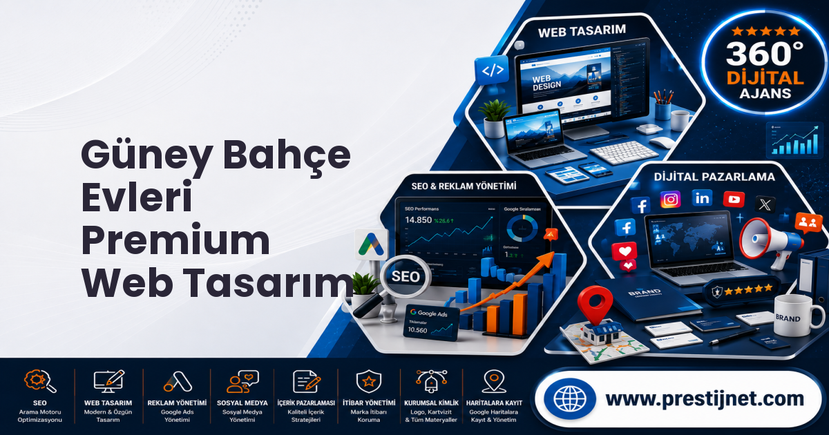 Güney Bahçe Evleri Premium Web Tasarım