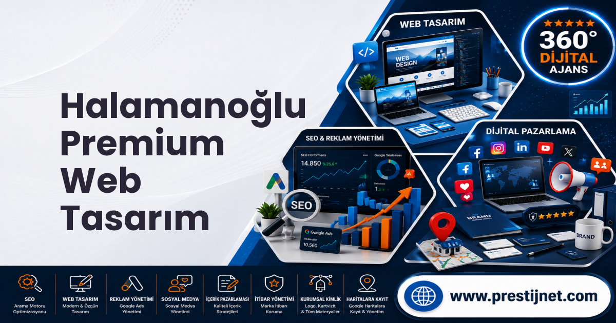 Halamanoğlu Premium Web Tasarım