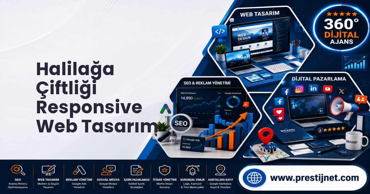 Halilağa Çiftliği Responsive Web Tasarım