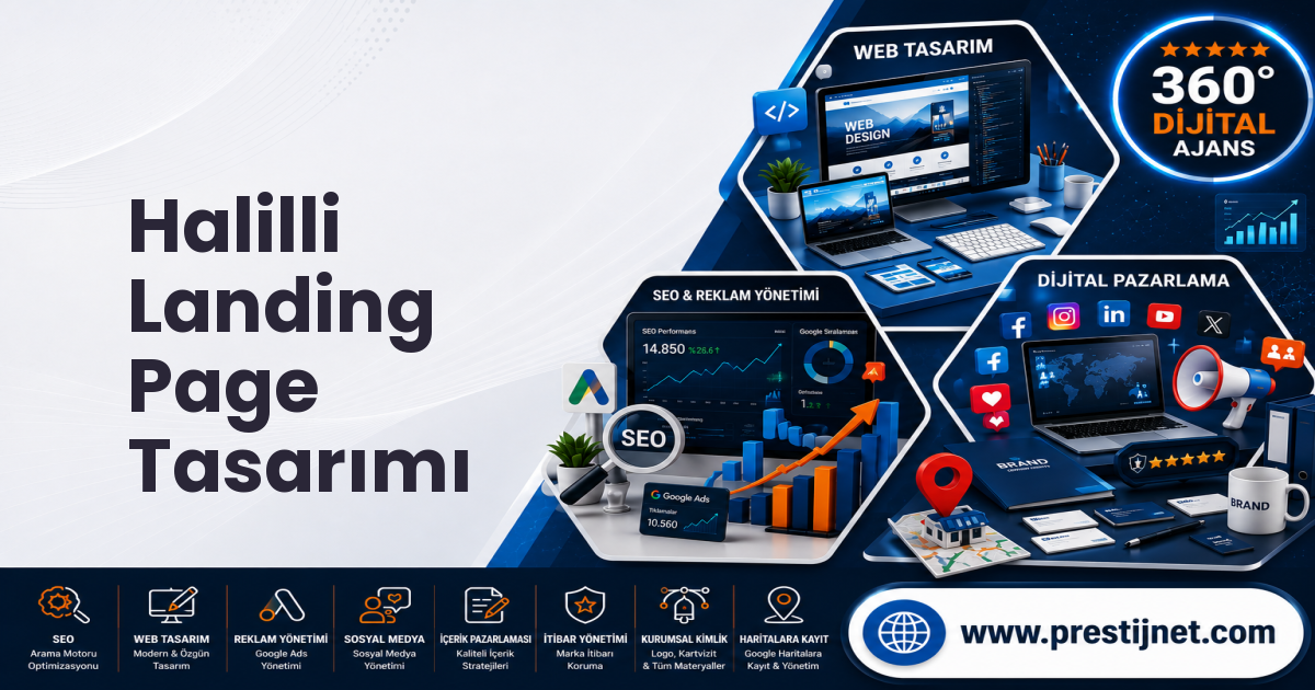Halilli Landing Page Tasarımı