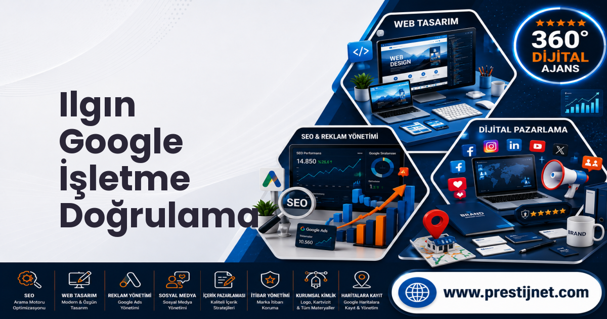 Ilgın Google İşletme Doğrulama