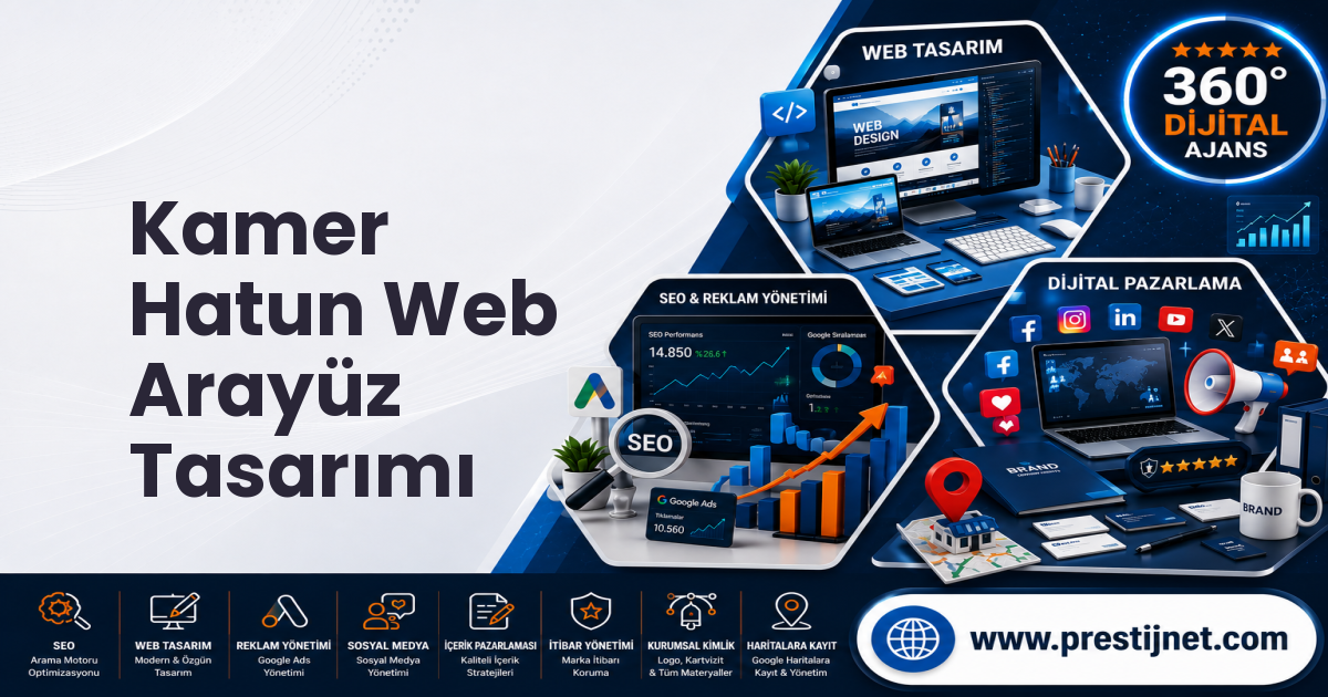 Kamer Hatun Web Arayüz Tasarımı