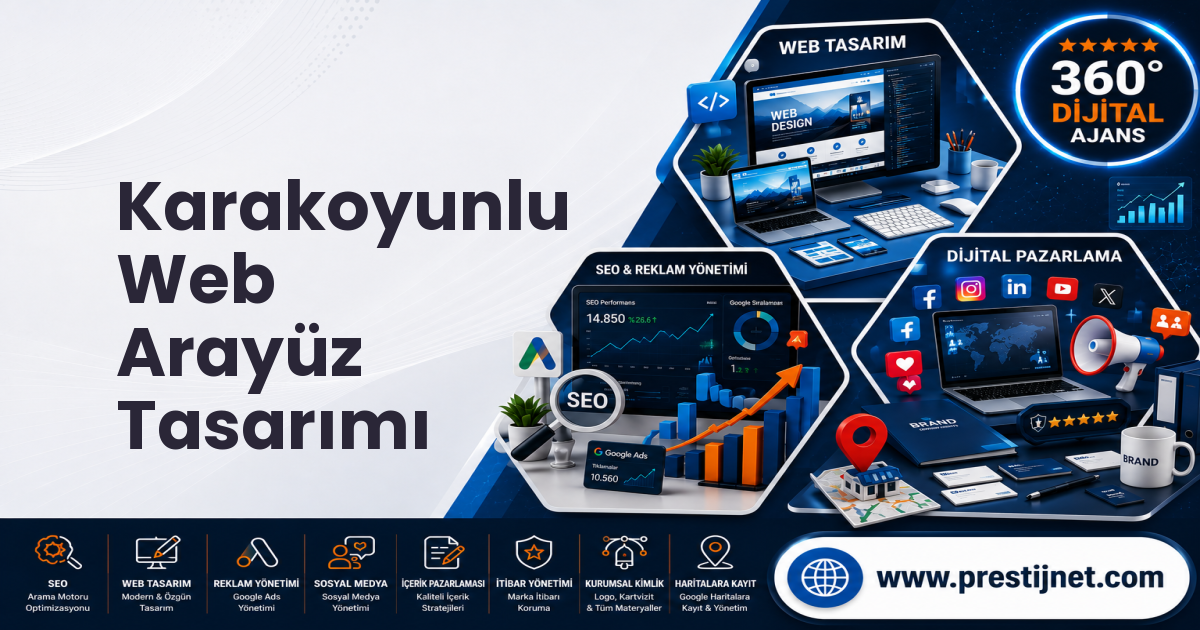 Karakoyunlu Web Arayüz Tasarımı