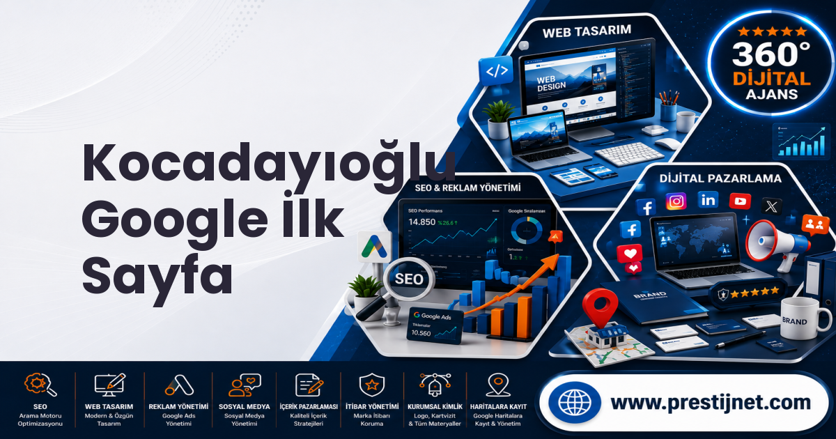 Kocadayıoğlu Google İlk Sayfa