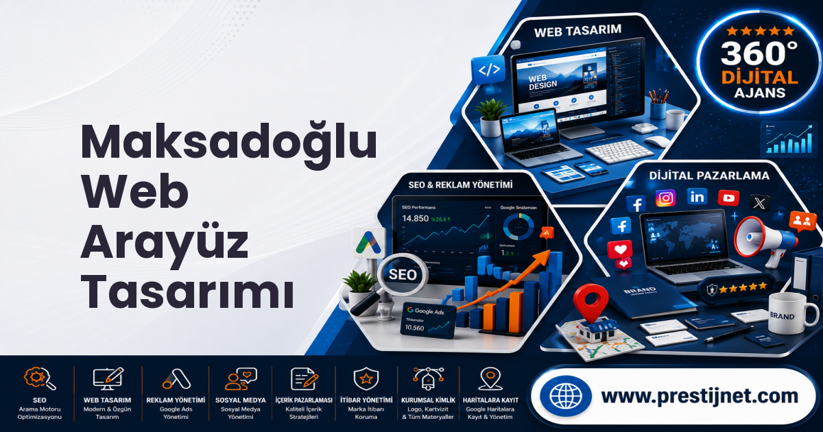 Maksadoğlu Web Arayüz Tasarımı