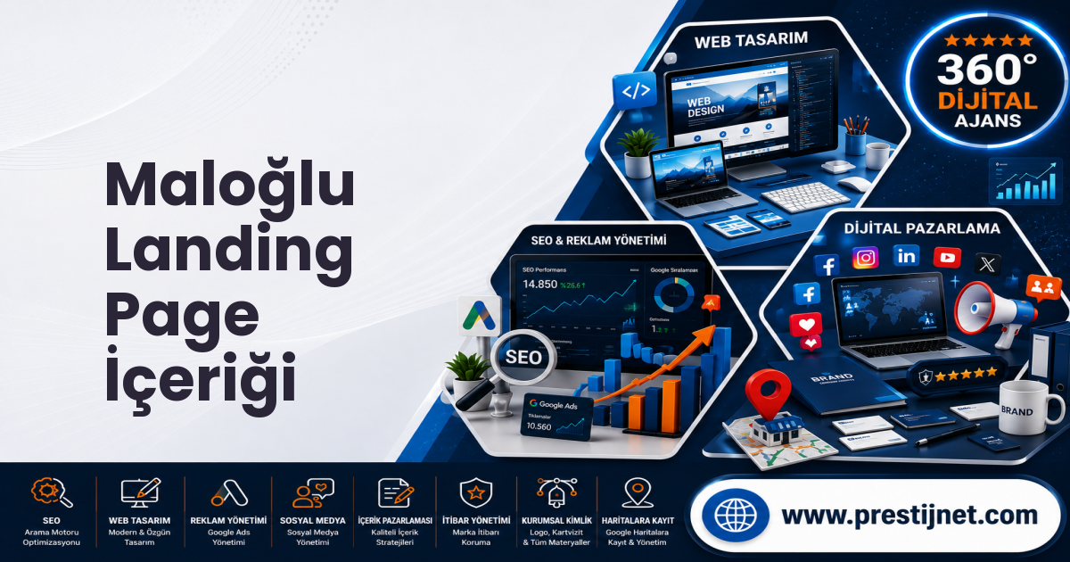 Maloğlu Landing Page İçeriği