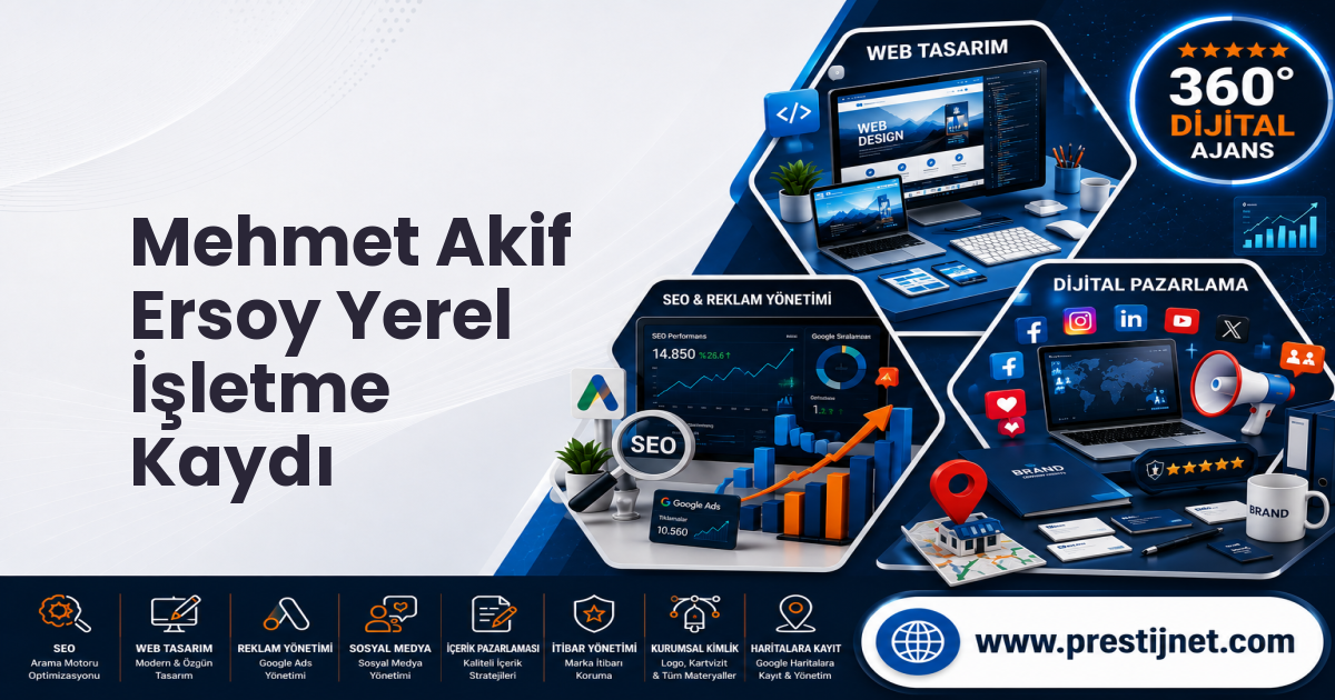 Mehmet Akif Ersoy Yerel İşletme Kaydı
