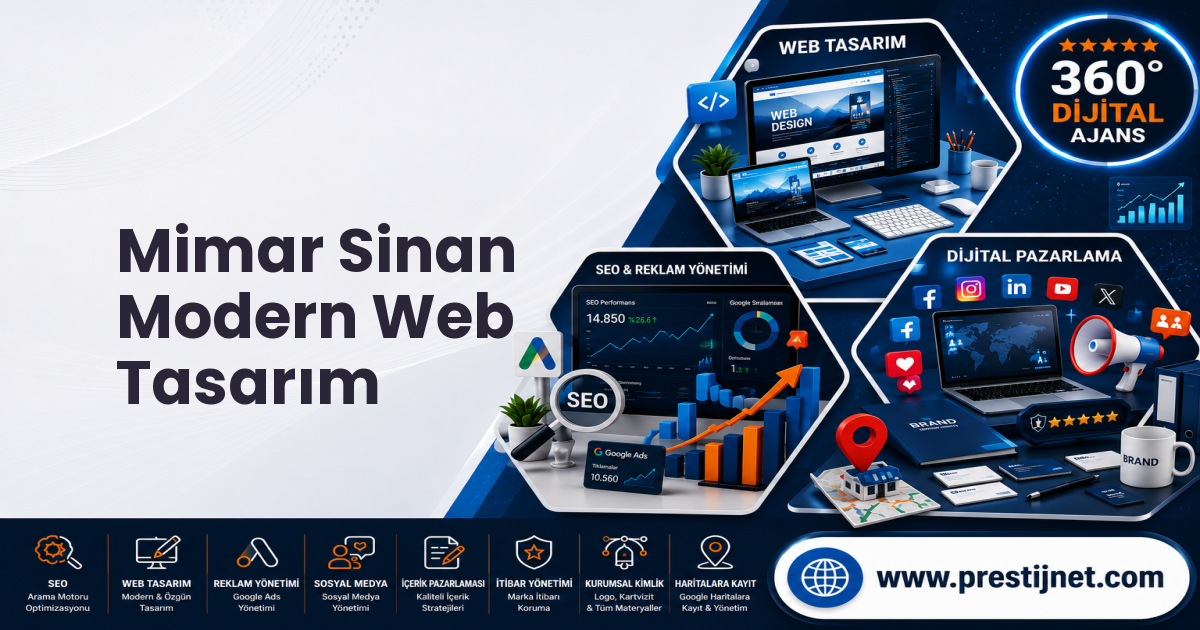 Mimar Sinan Modern Web Tasarım