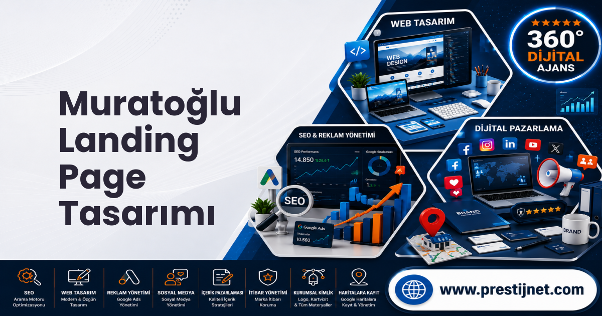 Muratoğlu Landing Page Tasarımı